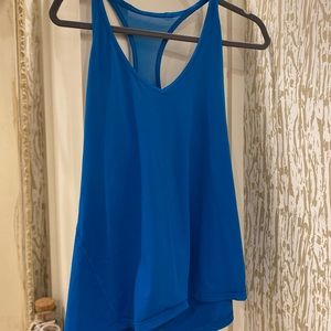 Lululemon Hawaiian blue sculpt tank tee